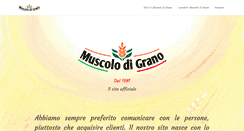 Desktop Screenshot of muscolodigrano.com